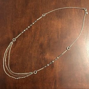 Loft long gold necklace